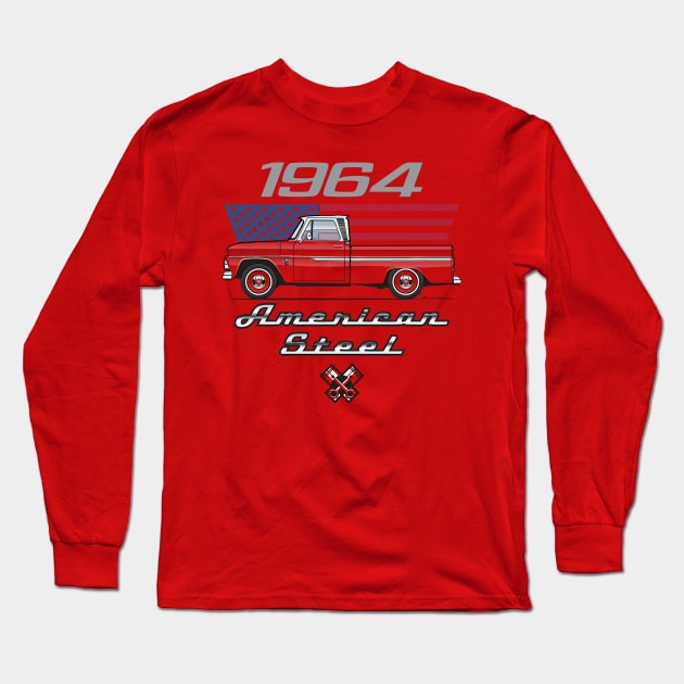 American Steel Long Sleeve T-Shirt by JRCustoms44